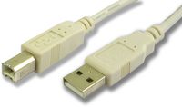 Lynn Electronics USB-AB-MM-06 6-Feet USB with 2.0 A Male to B Male, 10-Pack