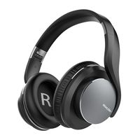 Mixcder ShareMe 5 Bluetooth Headphones, Wireless Headphones Over Ear with Shareme Function and Mic, Cozy Wireless Headset with Improved Bass Designed for Simultaneous Watching Movies/Listening Music