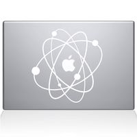 The Decal Guru 2090-MAC-13X-W Atom 2 Decal Vinyl Sticker, White, 13" MacBook Pro (2016 & Newer)