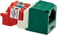 Panduit CJ5E88TGR Category-5E 8-Wire T-Style Jack Module, Green