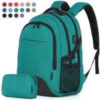 Keytang Laptop Backpack, Water Resistant School Backpack With USB Charging Port