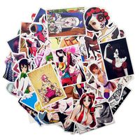 Sexy Girls Sticker Pack 100Pcs Anime Beauty Laptop Sticker Bomb Beauty Pinup Girls Stickers Decals for Car Guitar Luggage (100Pcs)