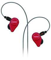 FOSTEX 【Realistic Real Sound】 Canal Type Earphone TE04RD (Carmine Red)