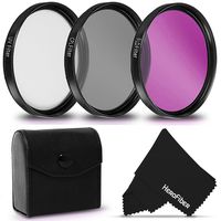 72mm Lens Filter Set (UV FLD CPL) with Protective Case for All Lenses and Cameras with a 72mm Lens Thread