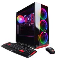 CyberpowerPC Gamer Xtreme VR Gaming PC, Intel i5-9400F 2.9GHz, NVIDIA GeForce GTX 1660 6GB, 8GB DDR4, 120GB SSD, 1TB HDD, WiFi Ready & Win 10 Home (GXiVR8060A7, Black)