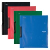Five Star Report Cover, Black, Cobalt Blue, Red, Green, 4 Pack (38120)