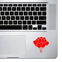 StickAny Palm Series Balloons Take Away Sticker for MacBook Pro, Chromebook, and Laptops (Red)