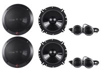 (2) Pairs Rockford Fosgate Prime R165-S 6.5" Car Audio Component Speakers 6 1/2"