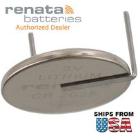 Renata CR2025MFR-AH 3V Lithium Coin Battery 2-PIN HORZ for PC CMOS Compaq CR2025-WR COMP-31-TP600 02K6502 02K6486 N7G05002 431436001 CMOS CR2025 IBM 600X Think Pad 600 600E
