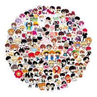 BTS Aesthestic Stickers Kawaii Small Meme Vinyl Stickers for Laptop Notebook Water Bottle Phone Computer Journal Luggage Car 100 PCS Pack