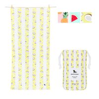 Lightweight Beach Towel for Swimmers - Cracked Coconut, Large (160x80cm, 63x31) - Swim, Pool, Yoga, Travelling