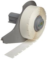 Brady M71C-500-483 BradyBondz 0.5" Width x 50' Height White Color B-483 Ultra Aggressive Polyester Labels With Gloss Finish For BMP71 Label Printer