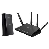 NETGEAR Nighthawk X6S Tri-Band WiFi Mesh Extender (EX8000) with NETGEAR Nighthawk X4S - AC2600 4x4 MU-MIMO Smart WiFi Dual Band Gigabit Gaming Router (R7800)