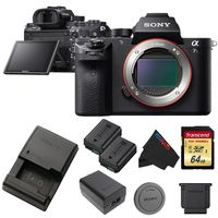 Sony Alpha a7S II Mirrorless Digital Camera (Body Only) + 64GB Pixi-Memory Bundle