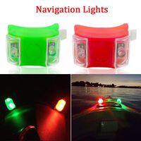Botepon Marine Boat Bow Lights, Red and Green Led Navigation Lights, Kayak Accessories, Marine Safety Lights Battery Operated for Boat Pontoon Kayak Yacht Motorboat Vessel Dinghy Catamaran