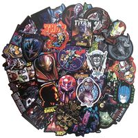 Ratgoo 100Pcs Trendy Waterproof Vinyl Cute Cartoon Stickers Decals Pack for Marvel Avengers&Thanos Motorcycle Car Luggage Phone Guitar Water Bottle Flasks Bike Laptop Motocross Girls Kids Teens Boys.