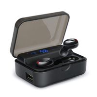 Wireless Earbuds, BELANKO Bluetooth 5.0 Headphones with Digital LED Display Stereo in Ear Bluetooth Headset IPX7 Waterproof with Charging Case and Built in Mic for Sports
