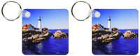 3dRose Maine, Portland Head Lighthouse - US20 RER0011 - Ric Ergenbright - Key Chains, 2.25 x 4.5 inches, set of 2 (kc_90758_1)