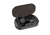 Senkoovi TWS Bluetooth 5.0 Sports Headphone IPX7 Waterproof True Wireless Earbuds with Charging Case Noise Cancelling, Stereo HiFi Sound, Built-in Mic Earphones (Black)
