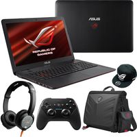 ASUS ROG GL551VW-DS51 (i5-6300HQ, 8GB RAM, 1TB HDD, NVIDIA GTX 960M 2GB, 15.6" Full HD, Windows 10) Gaming Notebook