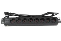 REGVOLT Italian Power Strip Aluminum Alloy Shell Rack-Mount Server PDU Power Distribution Unit (Italy - 8 Outlet / 16 AMP)