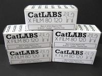 5 Rolls CatLABS 120 X Film 80 Black and White ISO 80 Medium Format 120 Film