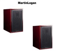 MartinLogan (1 Pair) Motion 15 Gloss Black Cherrywood Bookshelf Loudspeaker Bundle