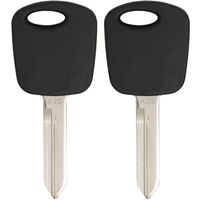 Keyless2Go New Uncut Replacement Transponder Ignition Car Key H72 (2 Pack)