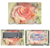 Decalrus - Protective Decal Rose Skin Sticker for Dell Inspiron 7786 / i7786 2-in-1 (17.3" Screen) case Cover wrap DEinspiron_7786_2in1-113