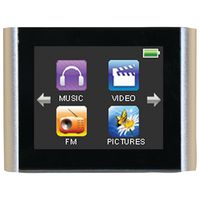 Eclipse T180 1.8" 4GB MP3 Clip Style Digital Audio LCD Video Player - Silver