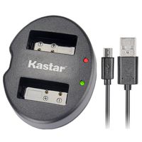 Kastar Dual USB Charger for Nikon EN-EL14, EN-EL14a, ENEL14, MH-24 and Nikon Coolpix P7000 P7100 P7700 P7800, D3100, D3200, D3300, D3400, D5100, D5200, D5300 DSLR, Df DSLR, D5600 Camera
