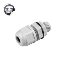 Gratury Cable Gland, Lengthening Thread IP68 Waterproof Adjustable Locknut for Cable Connection (PG7-L, 21pcs)