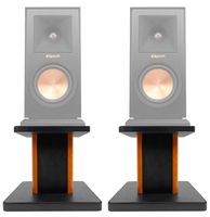 (2) 8" Wood Bookshelf Speaker Stands for Klipsch RP-150M Bookshelf Speakers