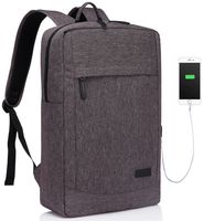 Business Laptop Backpack for 17 inch Computer With USB Charging Cable
