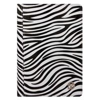 VanGoddy Mary Travel Portfolio Case for Samsung Galaxy Tab A 10.1, Tab S6, Tab S5e, Tab E 9.6, Tablets up to 9.75 inch (Black White)