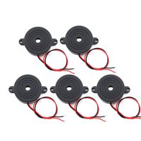 ToToT 5PCS DC 3-24V Active Piezo Buzzer Electronic Buzzerphone Beep Tone Speaker Alarm Continous Sound