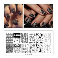 Nail Art,Putars Fashion 6 * 12cm Nail Art Stamping Plates Geometric Sports Nails Template (G)