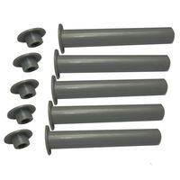 Life Saver Pool Fence 178-G5 DIY Removable Mesh Safety Fence for Pools, Gray