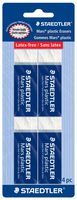 STAEDTLER Mars Plastic, Premium Quality Vinyl Eraser, White, Latex-free, Age-resistant, Minimal Crumbling (526 50 BK)
