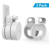Stouch Google WiFi Mount, No Protruding Parts Mount Holder for Google WiFi System All Blend into One Harmonious 3 Packs