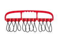 Cable Wrangler - 12 Heavy Duty Bungee Balls for Tools and Wire Management (Red)