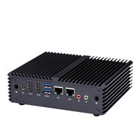 QOTOM Q450S Mini PC Core i5 Processor Dual Core up to 2.6 GHz 8GB RAM 64GB SSD WiFi Fanless Mini Desktop PC Linux Windows