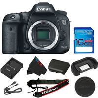 Canon EOS 7D Mark II DSLR Camera (Body Only) + 16GB I3ePro SD Card