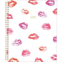 Cambridge 2019 Weekly & Monthly Planner/Appointment Book, 8-1/2" x 11", Fashion Pucker Up (1310-905)