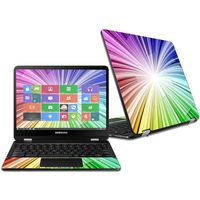 Mightyskins Skin Compatible with Samsung Chromebook Pro 12.3" - Rainbow Explosion | Protective, Durable, and Unique Vinyl Decal Wrap Cover | Easy to Apply, Remove, and Change Styles | Made in The USA