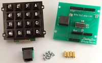 Lectrobox Arduino Keypad Shield with 16-Button Matrix Keypad