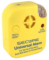 Secure Universal Alarm Monitor for Fall & Wandering Prevention, Yellow (Alarm only) - Works with All Secure Brand Bed, Chair and Seat Belt Sensors