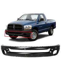 MBI AUTO - Primered Steel, Front Bumper Shell Face Bar for 2002-2008 Dodge RAM 1500 & 2003-2009 Dodge RAM 2500/3500 Pickup, CH1002377