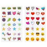 Polaroid Deluxe 50+ Sticker Set - Personalize & Decorate Your Instant Camera, Instant Printer & Other Devices with Fun Shapes, Cute Emojis & Trendy Designs