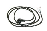 Interpower 86430045 North American Angled NEMA 5-15 Power Cord, Angled 5.15P Plug Type, Black Plug Color, Black Cable Color, 10A Amperage, 125VAC Voltage, 2.44m Length